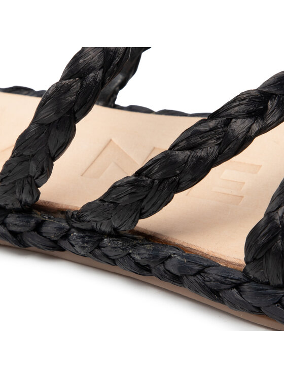 Manebi Manebi Еспадрили Rope Sandals S 3.7 Y0 Черен