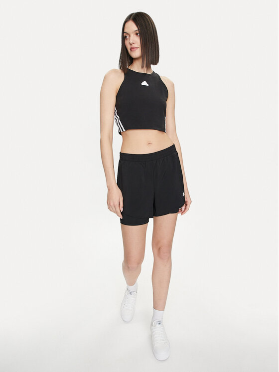 adidas adidas Αθλητικό σορτς Training Minimal HN1044 Μαύρο Regular Fit