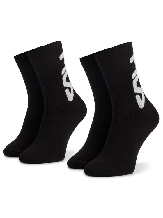 Set de 2 perechi de șosete lungi unisex Fila Calza F9598 Black 200