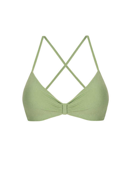 Miss Lou Miss Lou Bikini pezzo sopra G-OE2-Z Verde