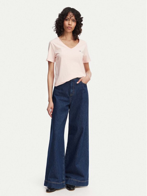 Gant Gant T-krekls Shield 4200750 Gaiši oranža Regular Fit