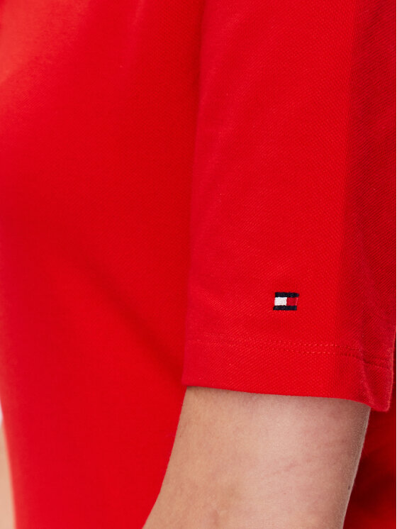 Tommy Hilfiger Tommy Hilfiger Každodenní šaty WW0WW37841 Červená Regular Fit