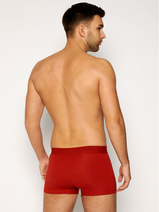 Set di 2 boxer Solid Basic 905002001 Rosso