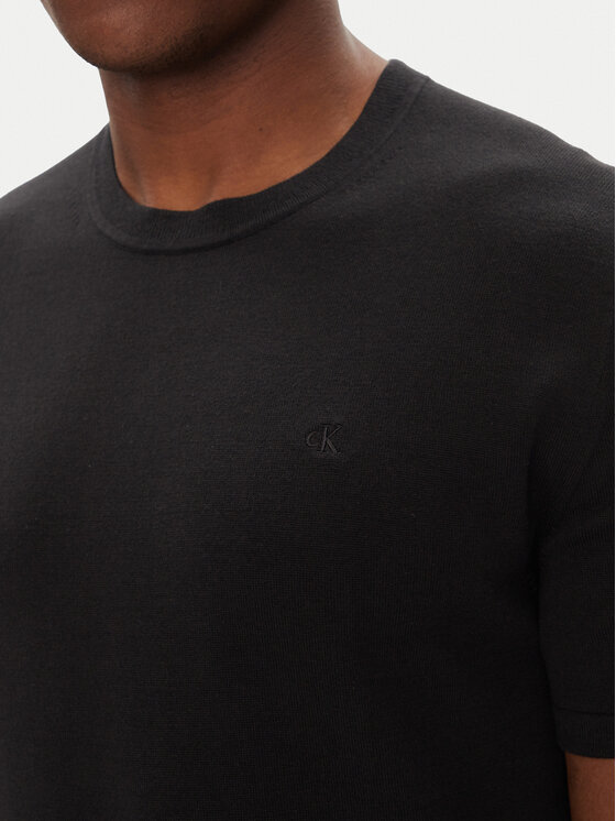 Calvin Klein Calvin Klein T-Shirt Supima LV04LC333G Czarny Regular Fit