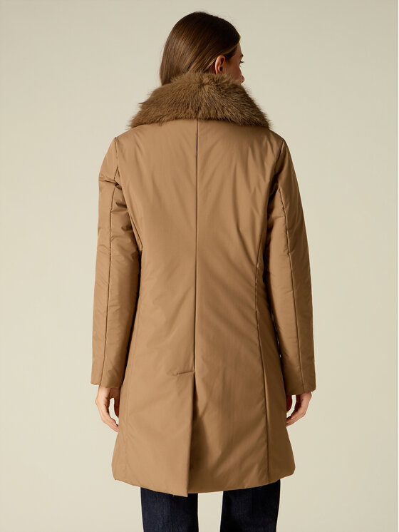 Oltre Oltre Giubbotto piumino F035R001537N012 Crema Over Fit
