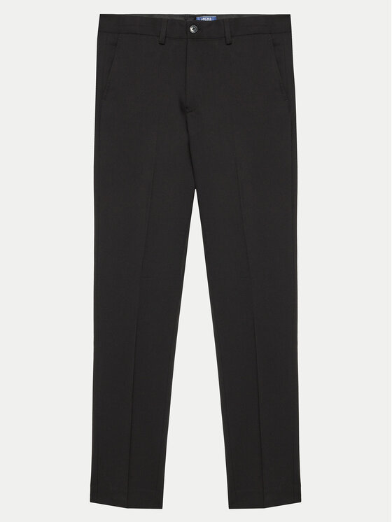 Jack&Jones Junior Jack&Jones Junior Παντελόνι υφασμάτινο Solar 12203547 Μαύρο Slim Fit