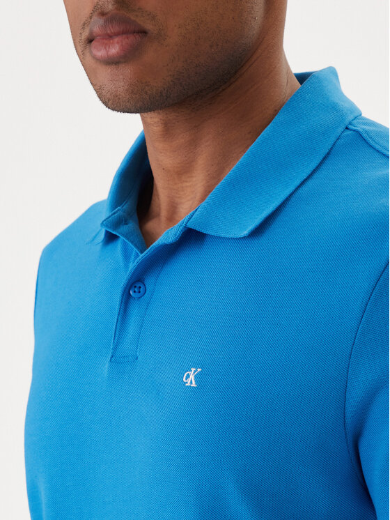 Calvin Klein Jeans Calvin Klein Jeans Tricou polo LV040EM269 Albastru celest Regular Fit
