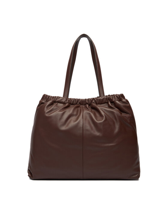 Tommy Hilfiger Tommy Hilfiger Ročna torba Soft Leather Tote AW0AW18308 Bordo rdeča