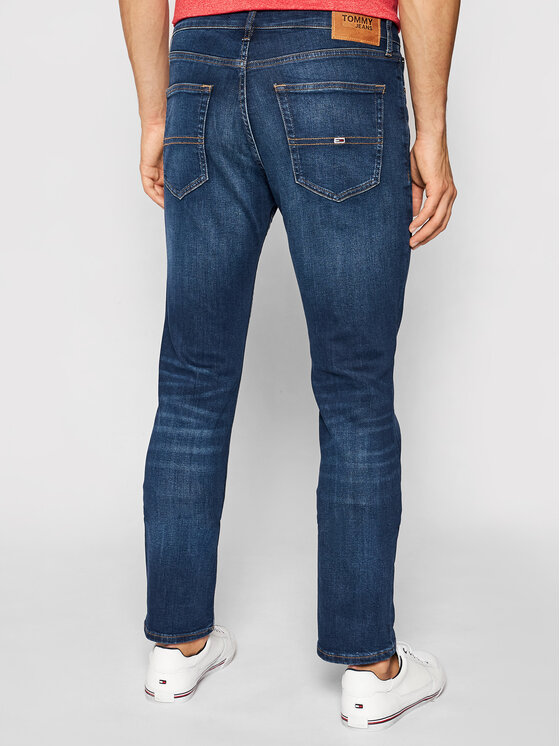 Tommy Jeans Jeansy Scanton DM0DM09553 Granatowy Slim Fit