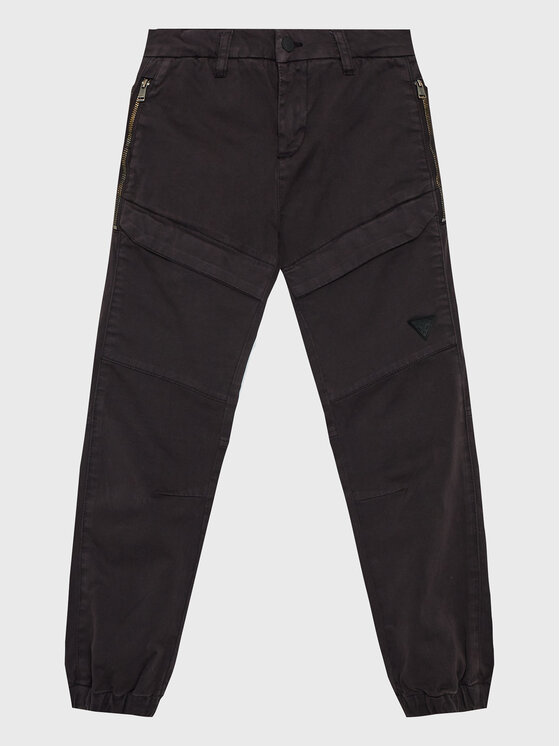 Pantaloni di tessuto L2BB04 WDD52 Marrone Regular