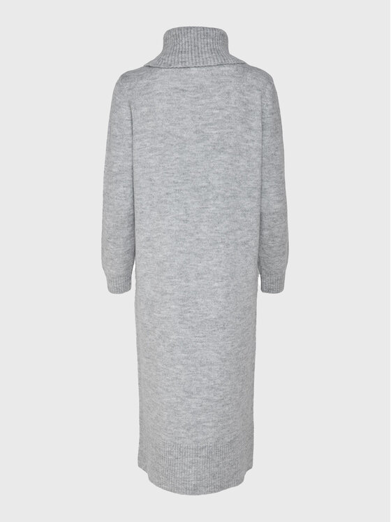 ONLY ONLY Sukienka dzianinowa Brandie 15214595 Szary Relaxed Fit