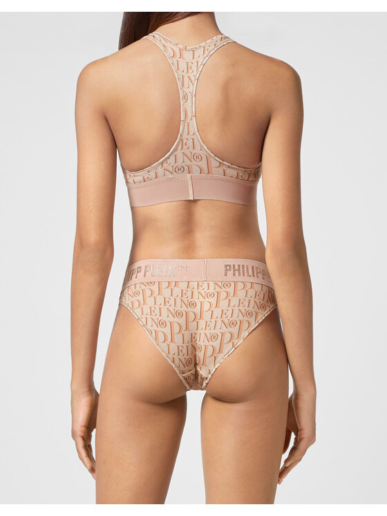PHILIPP PLEIN PHILIPP PLEIN Biustonosz sportowy 5041 Kremowy