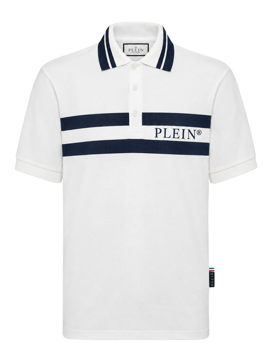 PHILIPP PLEIN PHILIPP PLEIN Polokošeľa 31305 Biela Slim Fit