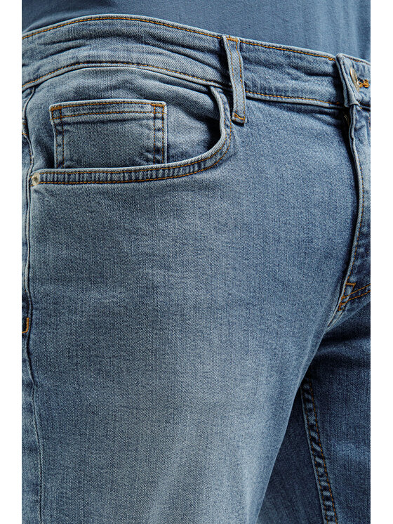 Cross Jeans Cross Jeans Jeansy F 194-293 Niebieski Tapered Leg