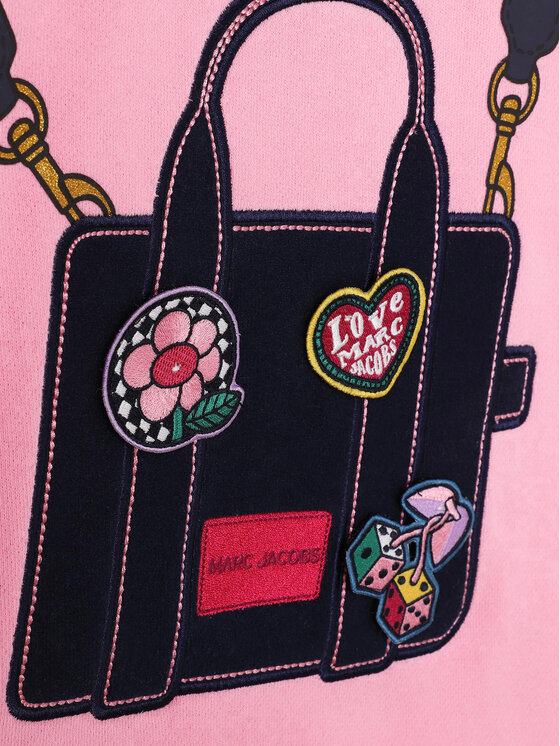 Marc Jacobs Marc Jacobs Sukienka codzienna W12456 Różowy Regular Fit