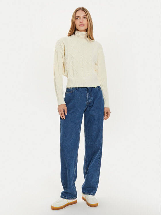 Wrangler Wrangler Maglione 112356472 Écru Regular Fit