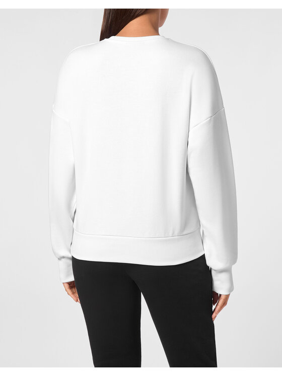Plein Sport Plein Sport Longsleeve 18781 Bianco Regular Fit