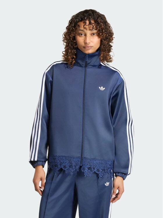 adidas adidas Kurtka bomber 168530 Granatowy Loose Fit