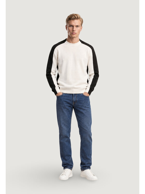 Armani Exchange Armani Exchange Sweter XM002734 AF14007 Biały Casual Fit