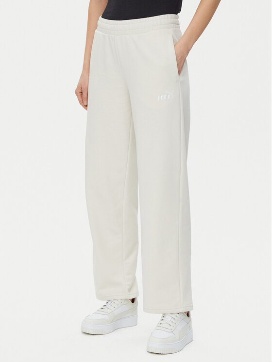 Női Melegítő alsó Puma, Méret: S, Bézs, Ess Small No. 1 Logo 684979