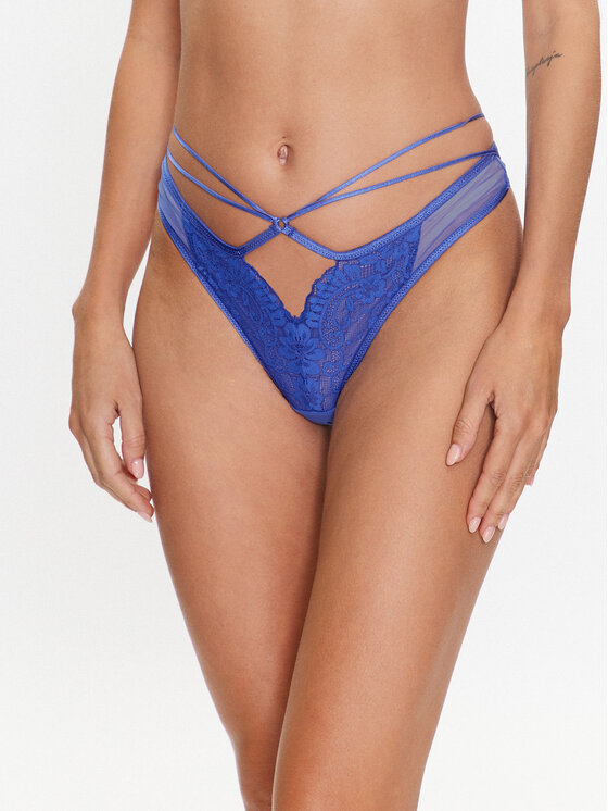 Hunkemöller Chilot tanga Lidia 201170 Albastru