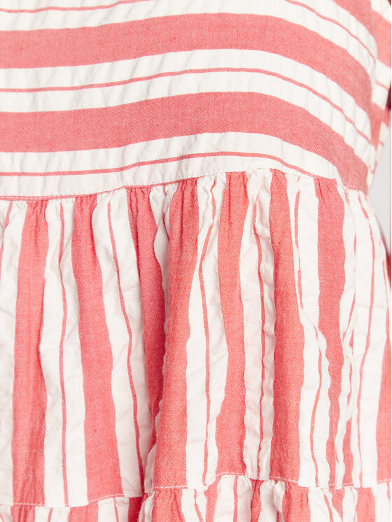 Seafolly Seafolly Sukienka letnia Cabana 54861-DR Czerwony Regular Fit