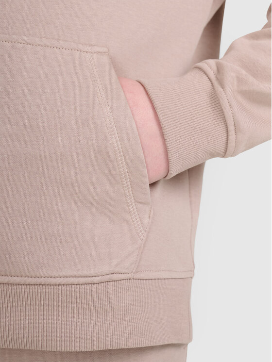 4F 4F Bluza BASIC+ Beżowy Oversize