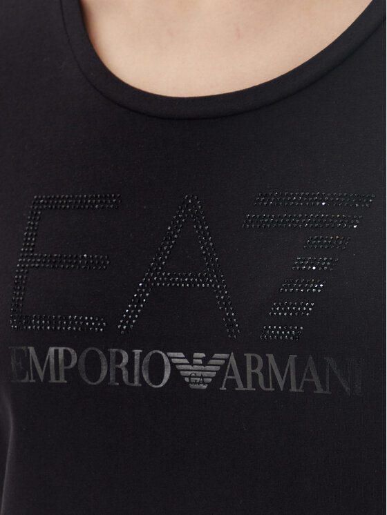 EA7 Emporio Armani EA7 Emporio Armani Marškinėliai 7W000094 AF10373 UC001 Juoda Slim Fit