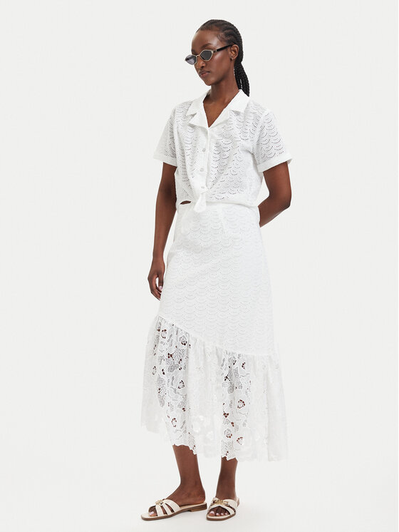 Guess Guess Gonna midi W6GD40 W1882 Bianco Classic Fit