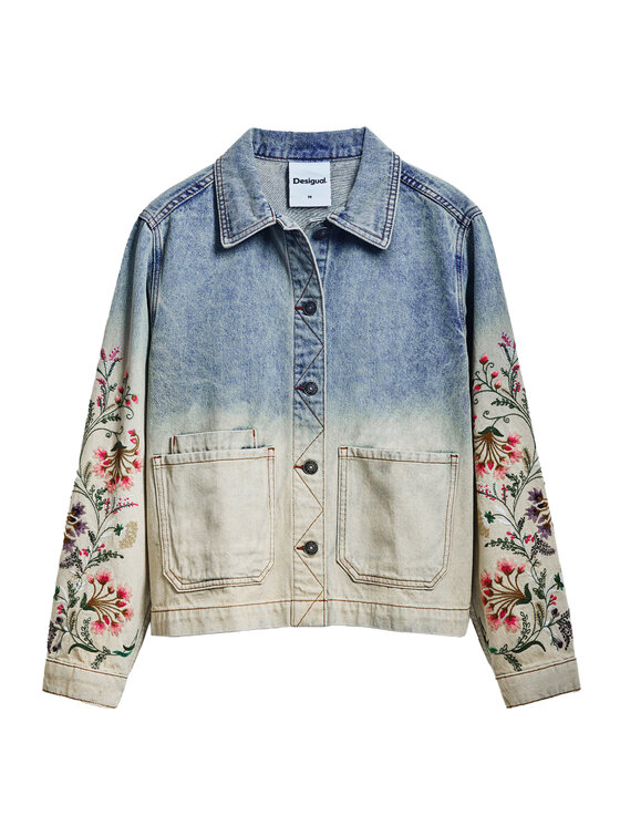 Desigual Desigual Τζιν μπουφάν Houston 25SWED06 Μπλε Regular Fit