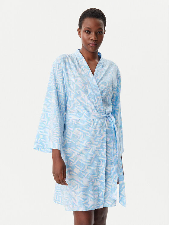 Bademantel DKNY, Größe XS Himmelblau YI20046