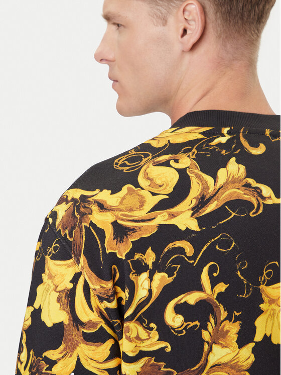 Versace Jeans Couture Versace Jeans Couture Світшот 79GAI3R0 FS201 Чорний Regular Fit