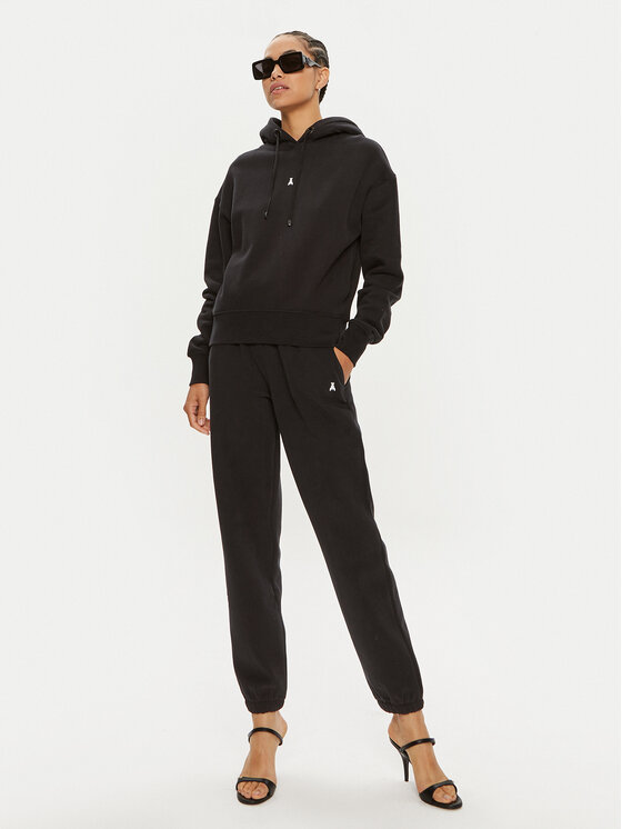 Patrizia Pepe Patrizia Pepe Spodnji del trenirke 8P0618/J079-K103 Črna Relaxed Fit