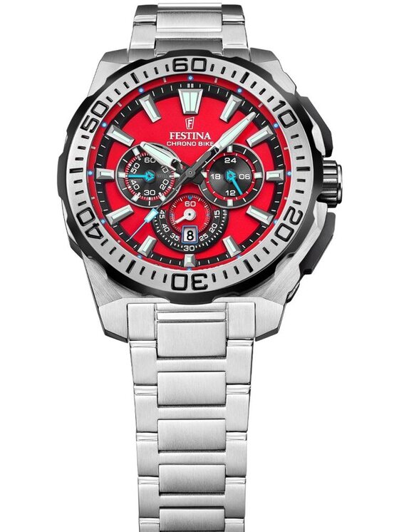 Festina Festina Zegarek F20724-5 Srebrny
