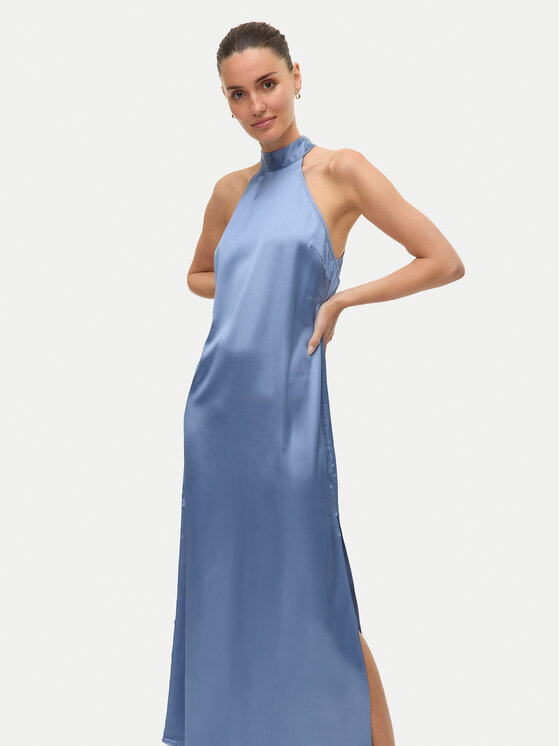 Vero Moda Vero Moda Večerní šaty Sally 10333766 Modrá Regular Fit