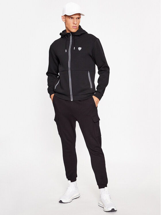 EA7 Emporio Armani EA7 Emporio Armani Felpa 8NPM20 PJ4EZ 1200 Nero Regular Fit