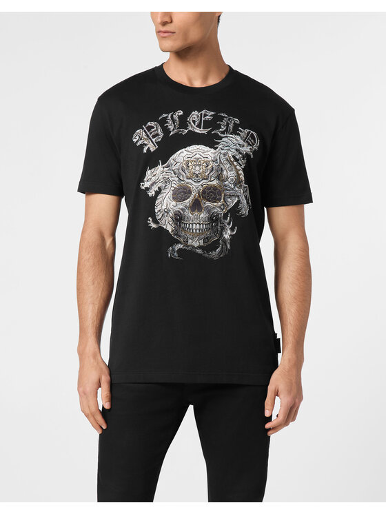 PHILIPP PLEIN PHILIPP PLEIN T-Shirt 14689 Czarny Regular Fit