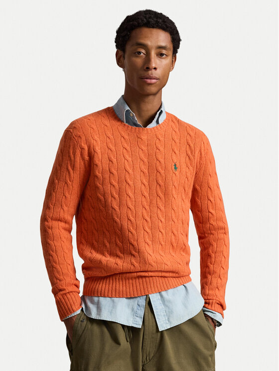 Polo Ralph Lauren Polo Ralph Lauren Πουλόβερ 710876762500 Πορτοκαλί Regular Fit