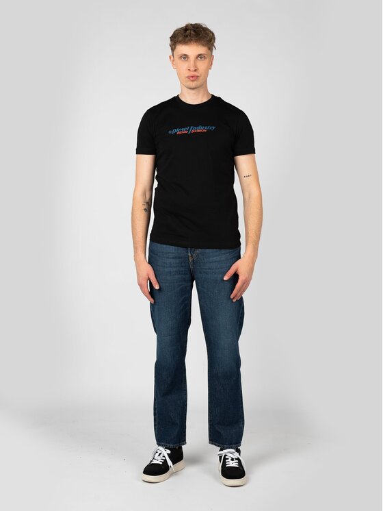 Diesel Diesel T-Shirt A12754-RPATI Μαύρο Regular Fit