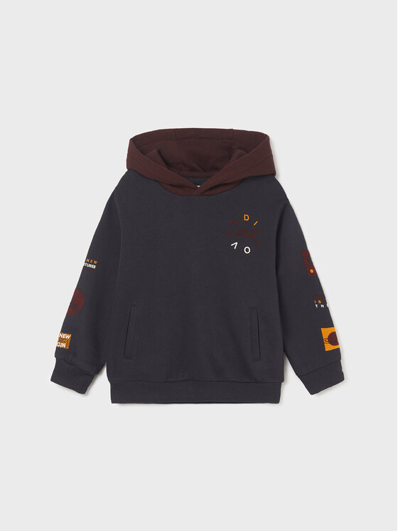 Felpa 4449 Blu scuro Regular Fit