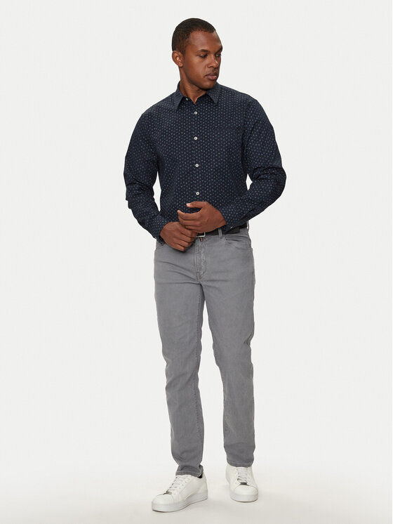 Guess Guess Πουκάμισο M4YH08 WGBO1 Σκούρο μπλε Regular Fit