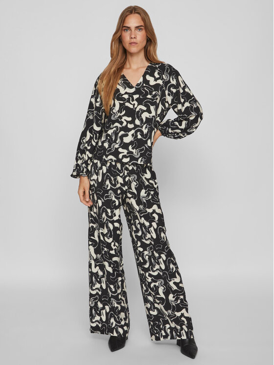Vila Vila Majica 14088841 Crna Regular Fit