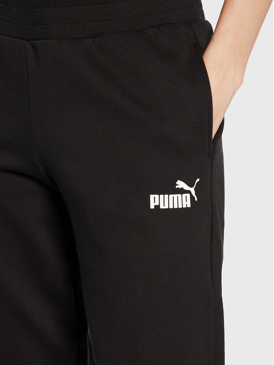 Puma Puma Spodnie dresowe Essenstials 586839 Czarny Regular Fit