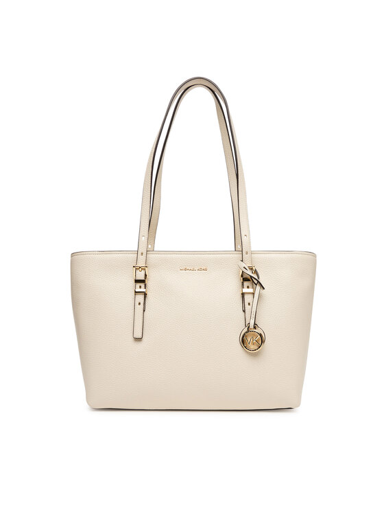 Geantă MICHAEL Michael Kors Quinn 30T5GQNT2L Écru