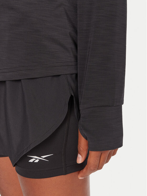 Reebok Reebok Koszulka techniczna RK25184CCW Czarny Slim Fit