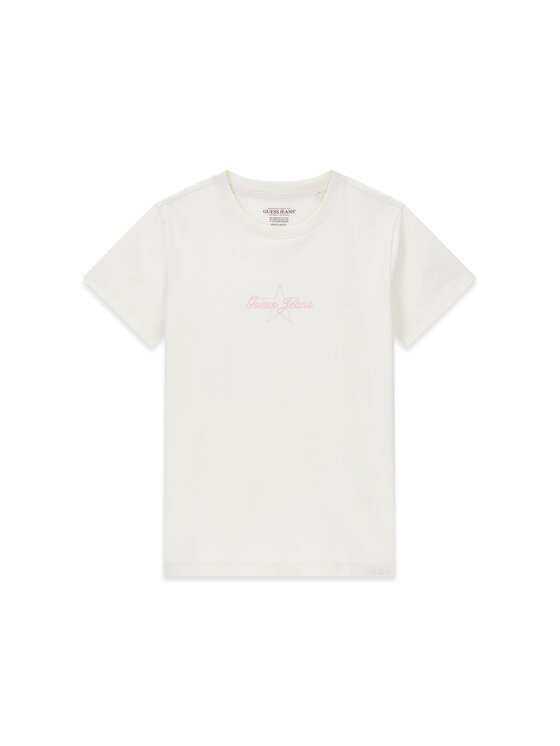 Guess Jeans Guess Jeans T-shirt 180635 Beige Classic Fit