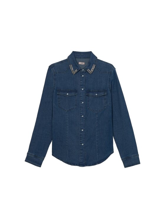 Oltre Oltre Camicia 5632R102888N024 Blu Slim Fit