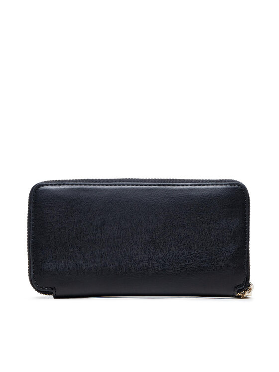 Tommy Hilfiger Große Damen Geldbörse Iconic Tommy Lrgza Sign AW0AW10556  Schwarz | Modivo.de