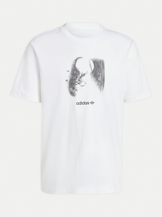 adidas adidas T-särk Supply Street IY3430 Valge Regular Fit