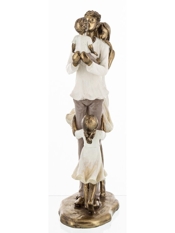 MIAhome MIAhome Figurka młodzi rodzice FAMIGLIA FELICE Złoty